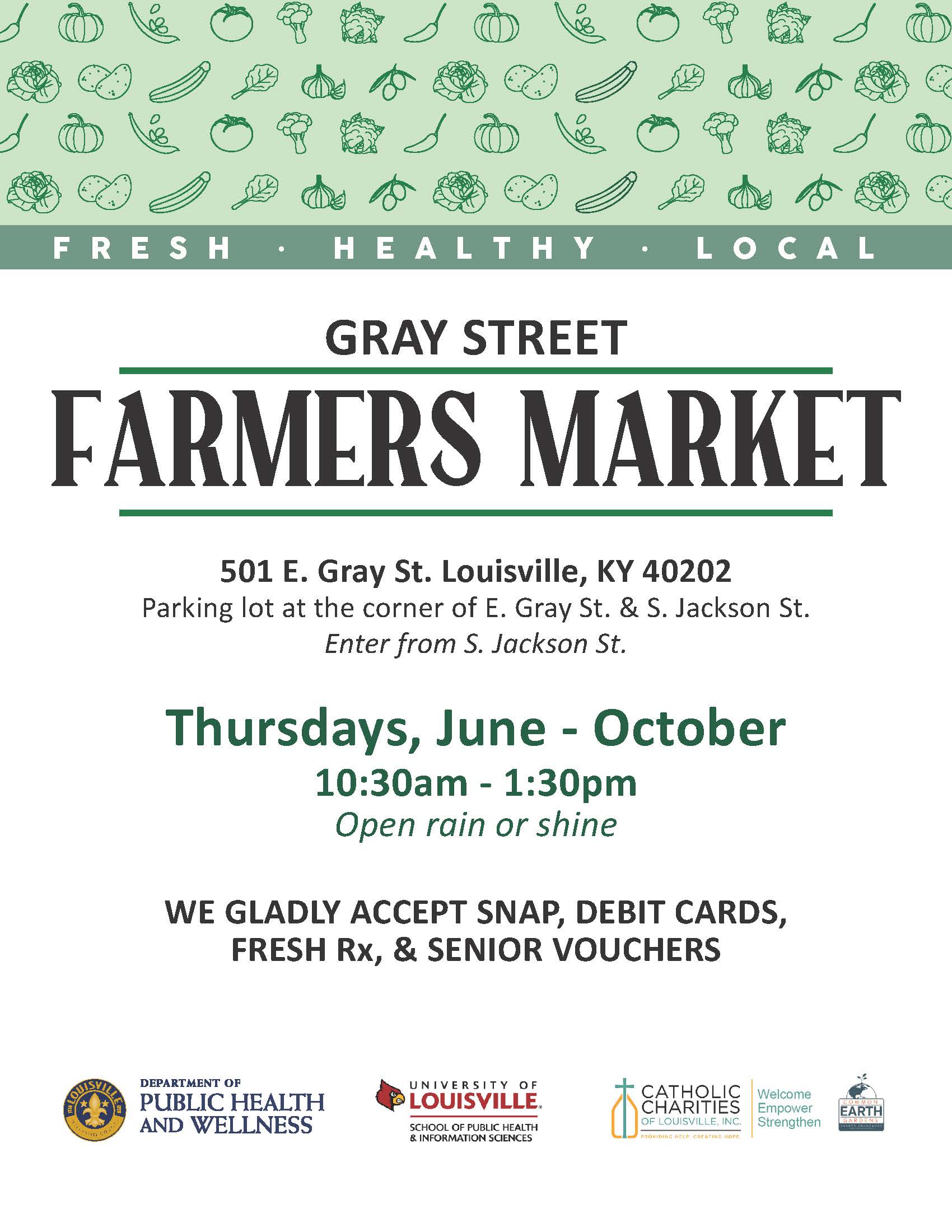 Picture of Gray Street Farmers Market flyer